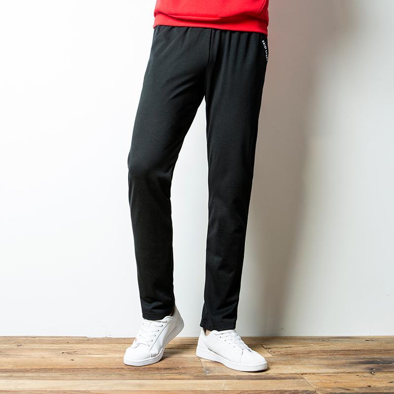 赛琪男运动长裤2019春季百搭跑步健身田径针织散口裤子男装休闲裤