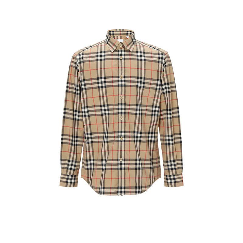 BURBERRY VINTAGE 长袖衬衫 经典格纹 棉质 8020863图片
