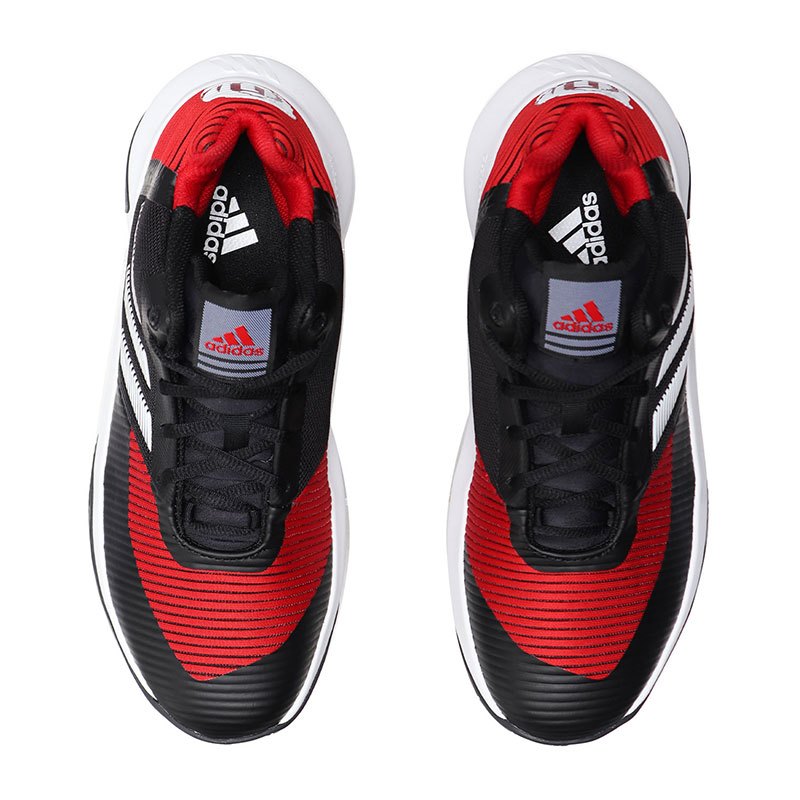 adidas阿迪达斯男子篮球鞋ROSE罗斯运动鞋AQ0040 AQ0040黑色+浅猩红+白