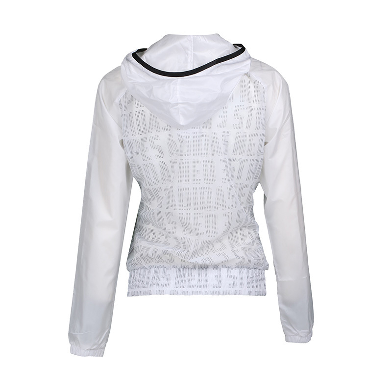 Adidas阿迪达斯女装2018夏季新款休闲运动服连帽夹克外套CV8358