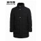 波司登BOSIDENG羽绒服男中长款男士冬季常规中年加厚羊毛立领冬B70141055