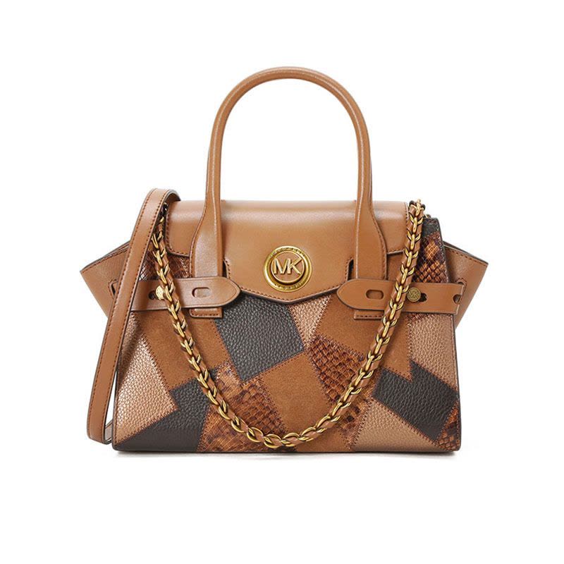 MICHAEL KORS 迈克·科尔斯 女士斜挎包 通勤手拎包 拼接皮30F0ANMS5O图片