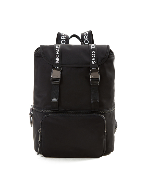 michaelkors迈克高仕mk男包黑色字母图案双肩包奢侈品包30t9u01b7c