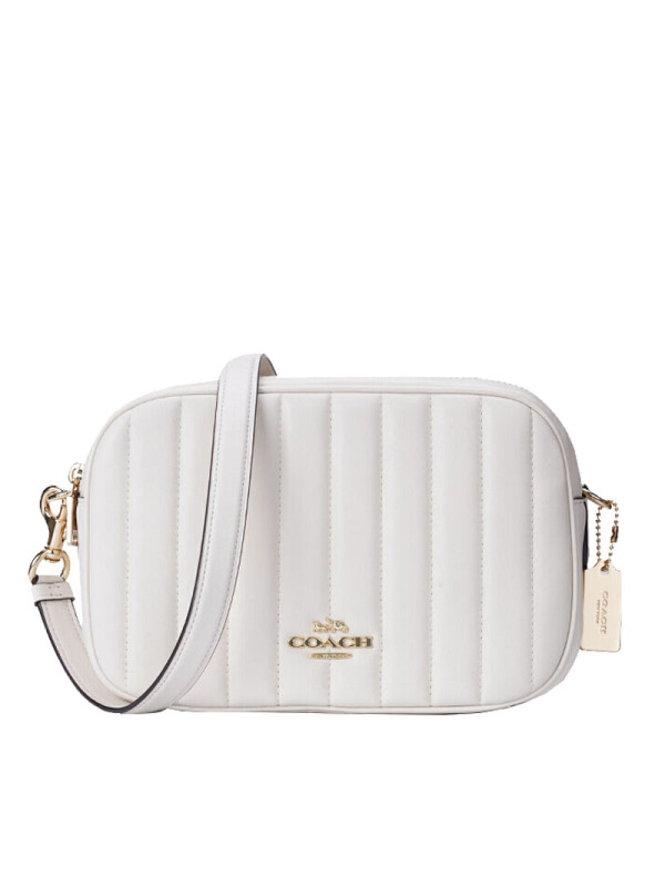 COACH/蔻驰 女包 CAMERA相机包 马车标字母压纹 单肩斜挎包 拼色 奢侈品包包