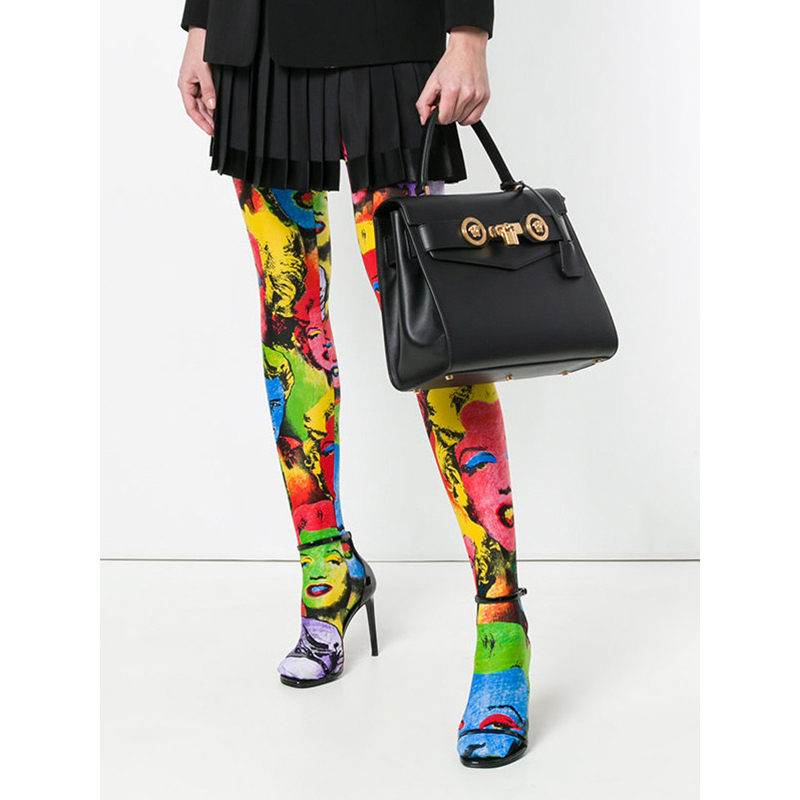 19ss新品 范思哲/VERSACE 女士手提包 意大利 黑色