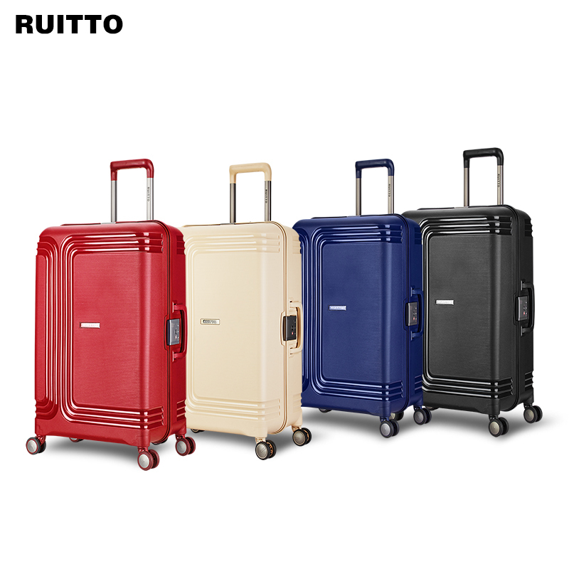 睿途(RUITTO)拉杆箱万向轮行李箱硬箱超轻商务旅行箱男女密码托运箱25寸