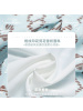 OUNIXUE欧昵雪 | [优雅格纹印花裙]夏季时尚撞色拼接翻领松紧压褶裙连衣裙女 花色 L