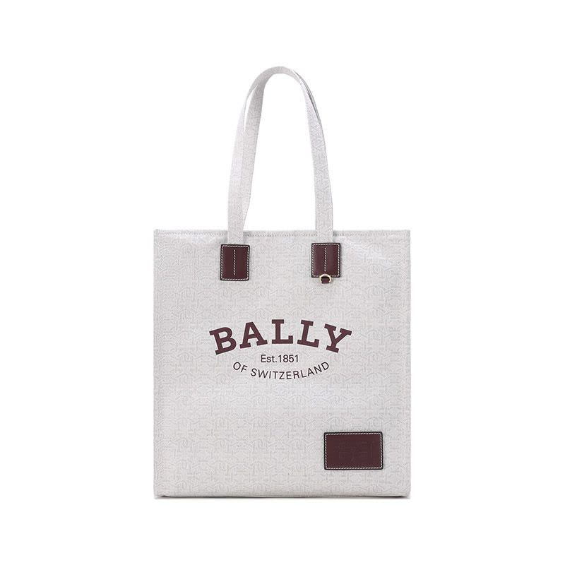 巴利 BALLY 奢侈品 女士织物B-Chain手提单肩包托特包 CRYSTALIA LMN图片