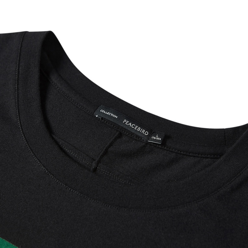 太平鸟男装夏季个性胶印短袖t恤新款韩版潮流衣服男