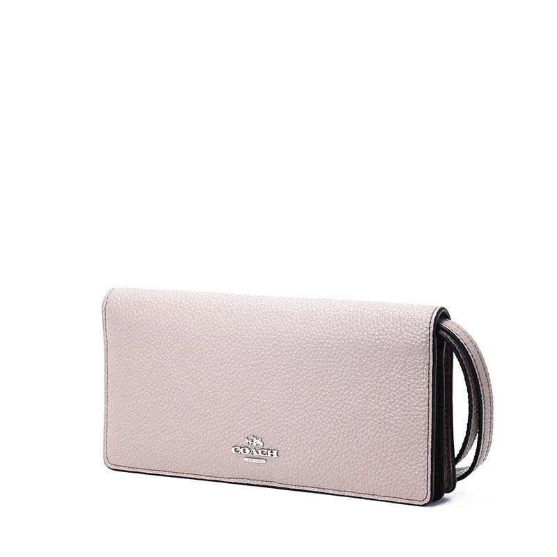COACH/蔻驰 女钱包长款腕带对折钱夹 多卡位 57872图片