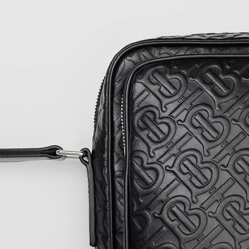 【预定】BURBERRY/博柏利 专属标识皮革斜背包 17*5.5*22CM图片