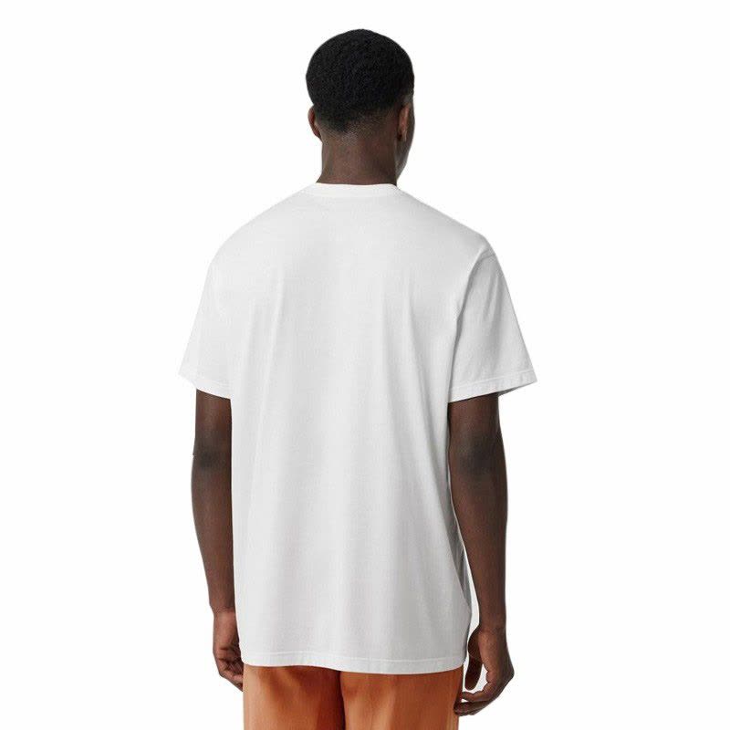 博柏利BURBERRY T恤 字母徽标棉质 男士T恤短袖 4558765图片