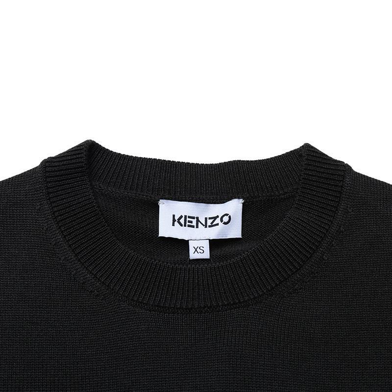 高田贤三 KENZO 女士 羊毛圆领长袖针织衫毛衣FB6 2PU639 3LA