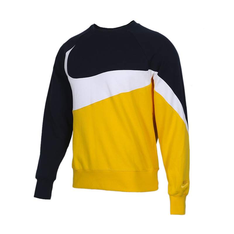 耐克Nike2019男子针织套头衫大logo圆领休闲运动卫衣AR3089-012