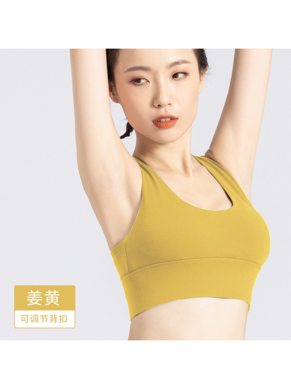 CeenBulled锦纶运动内衣女夏防震减震上衣lulu美背跑步挂脖健身文胸瑜伽背心