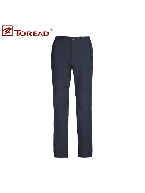 探路者（TOREAD）软壳裤越野裤男户外防风弹力HAMF91047