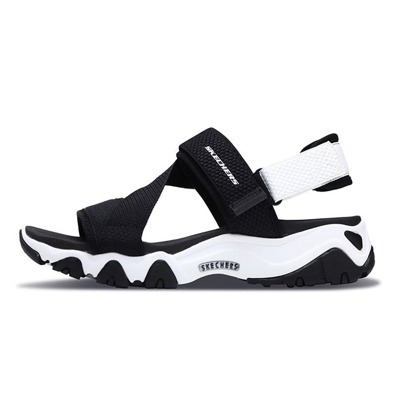 SKECHERS(斯凯奇)DLITES WOMEN系列中性时尚凉鞋夏季中性休闲鞋88888181-BKW图片
