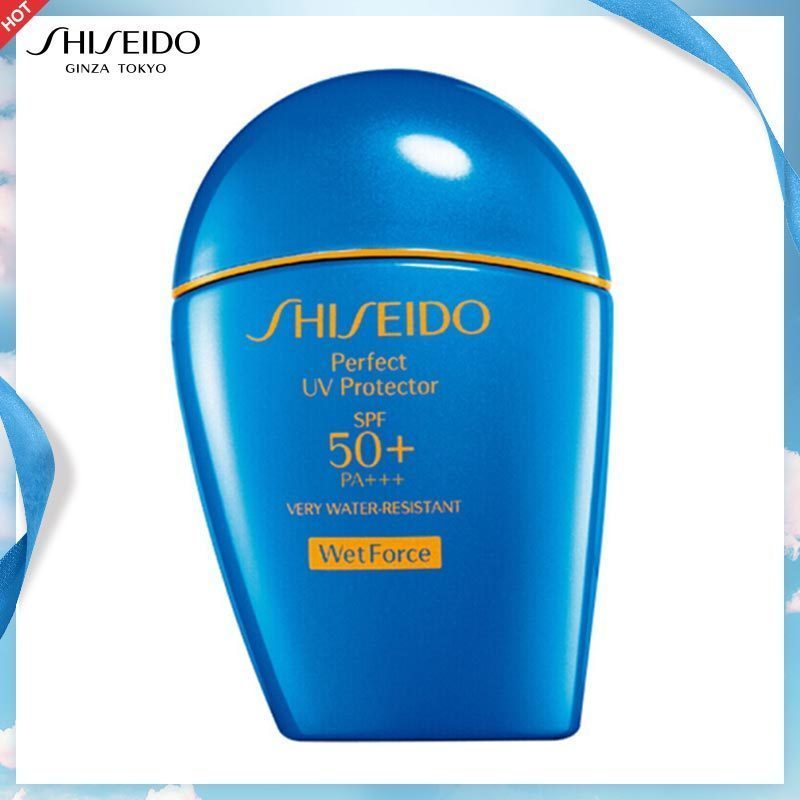 【国内专柜版】资生堂(SHISEIDO) 蓝胖子 新艳阳夏臻效水动力防晒乳 SPF50+ PA+++ 50ML（清爽型）