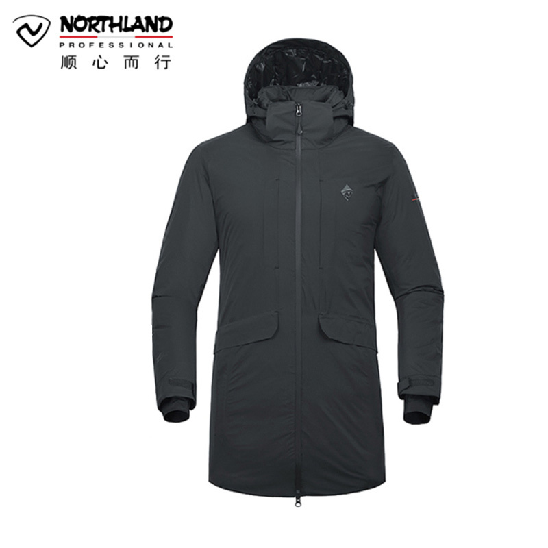 诺诗兰（NORTHLAND）户外男士750蓬防小雨防风保暖鹅绒羽绒服GD065517