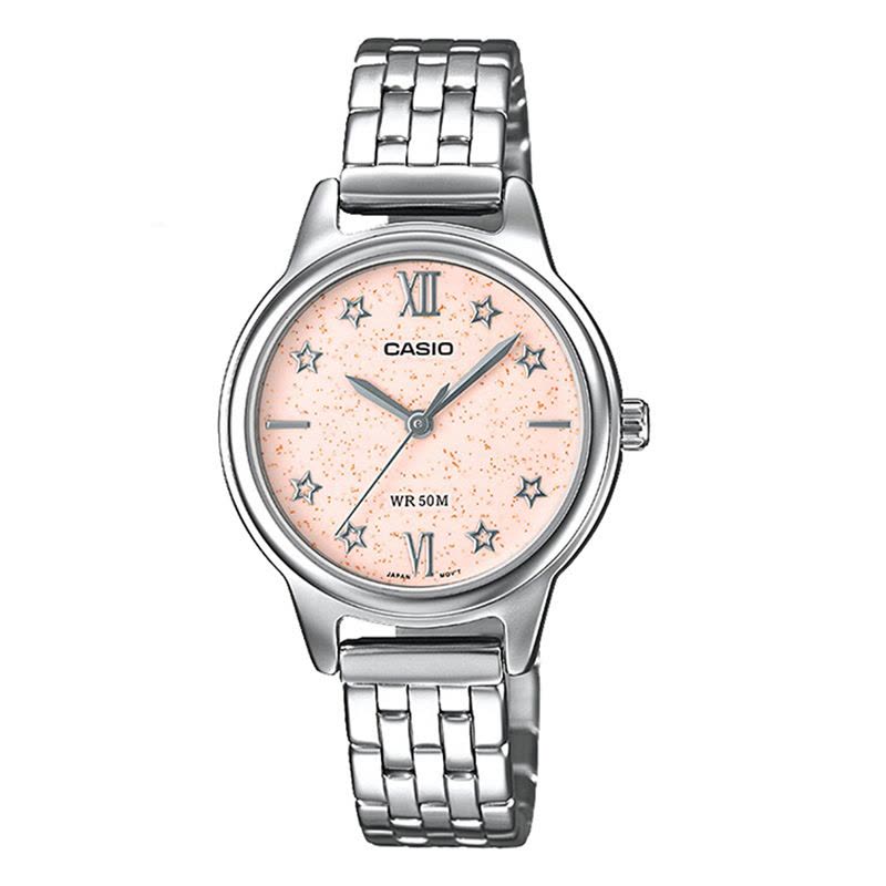 卡西欧（CASIO） 石英表 女 日韩品牌星星闪内饰时尚简约休闲商务女士腕表 LTH-1103D-4A图片