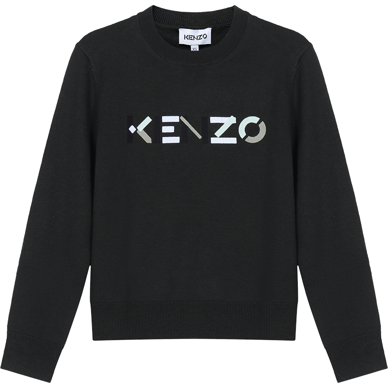 高田贤三 KENZO 女士 羊毛圆领长袖针织衫毛衣FB6 2PU639 3LA