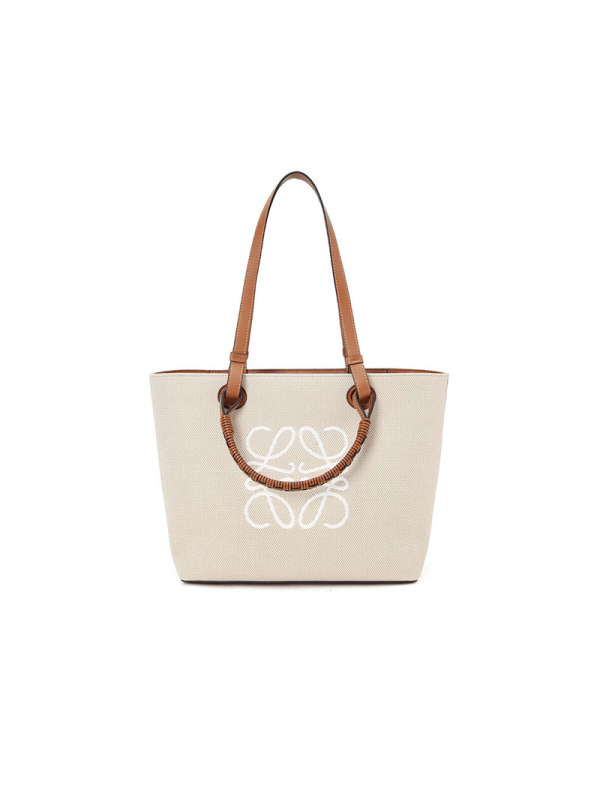 预售 LOEWE ANAGRAM 方型LOGO徽标购物袋A717S72X06 女士单肩手提包
