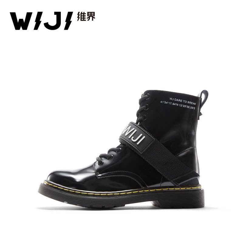 WIJI冬季新款时尚潮流休闲高帮鞋个性魅力气质青春欧美街头风女鞋图片