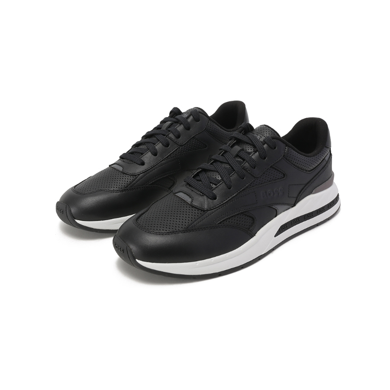 雨果博斯hugoboss男士户外厚底系带休闲运动鞋50502902