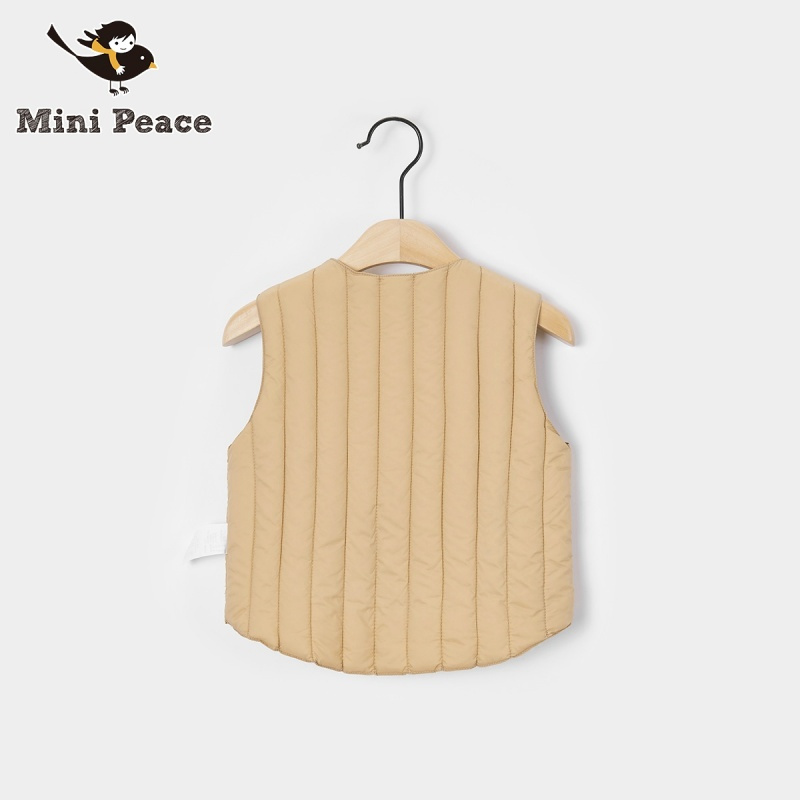 minipeace太平鸟童装男童羽绒马甲幼童外套小童宝宝上衣春秋装