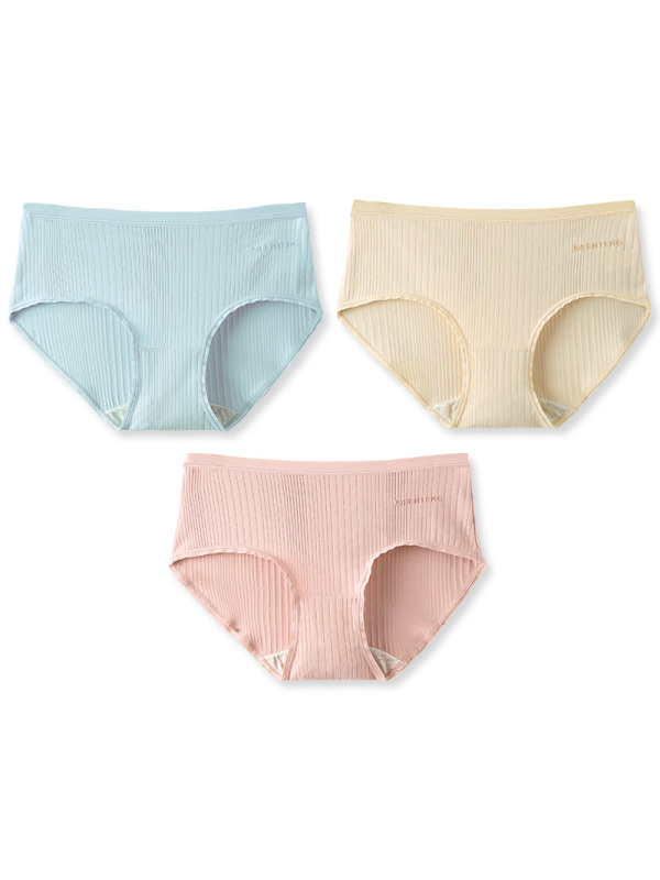 芬腾内裤女全棉内裆提臀抗菌女士三角裤头中腰纯棉透气舒适短裤女