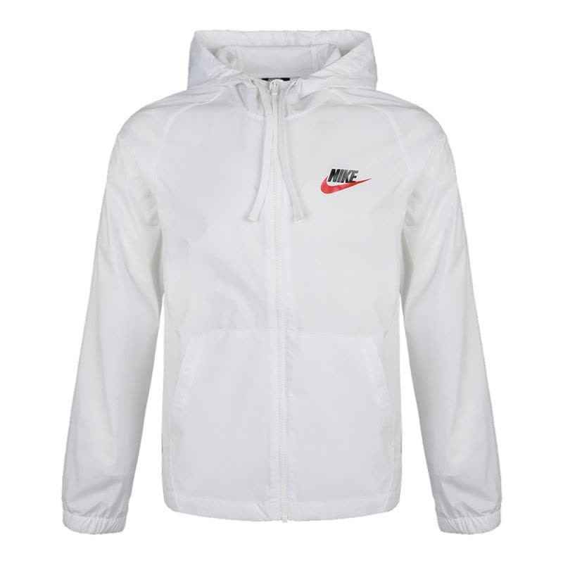 Nike耐克2020年新款男子白色运动休闲夹克CZ8677-100图片