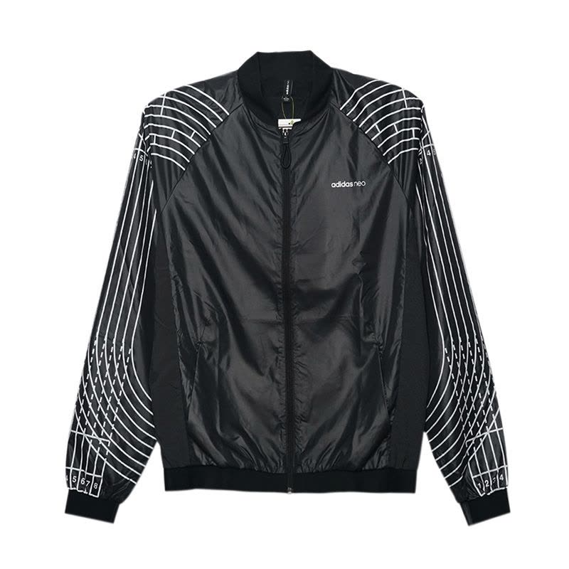 ADIDAS阿迪达斯NEO防风服秋季男子立领夹克外套DM2188图片
