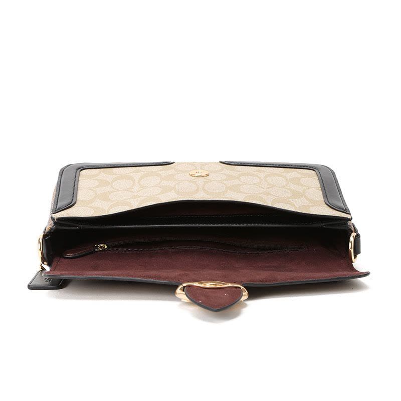 COACH 蔻驰 F 女士斜挎包 通勤肩背包 织物拼皮5509图片