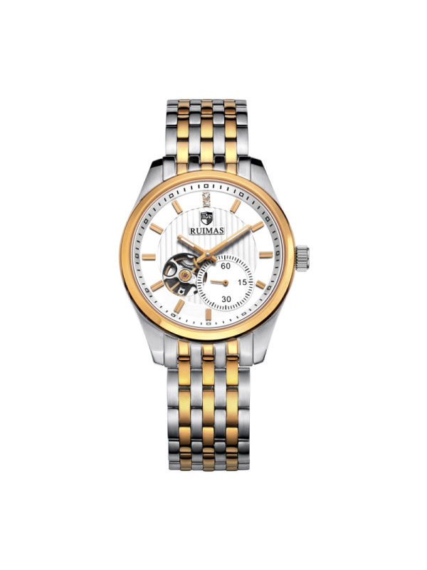 瑞马仕ruimas商务运动机械镂空蓝宝石男款手表自动男表