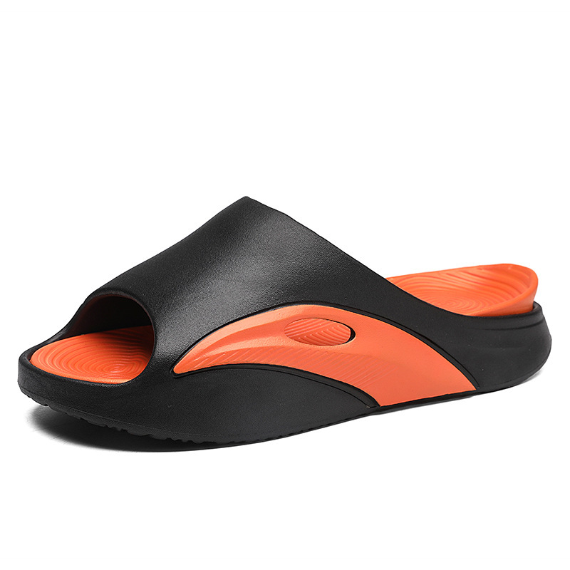 跨境男士大码拖鞋时尚eva轻便厚底踩屎感一字拖鞋休闲沙滩男鞋