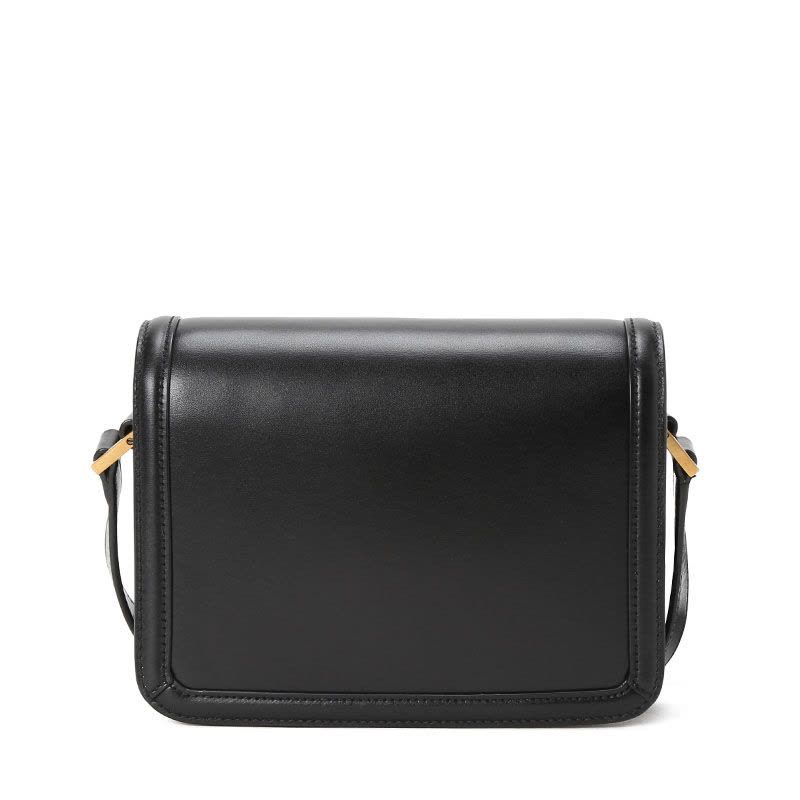 预售 圣罗兰YSL SOLFERINO 口盖包小号 字母LOGO光面皮 女士单肩包634306金扣图片