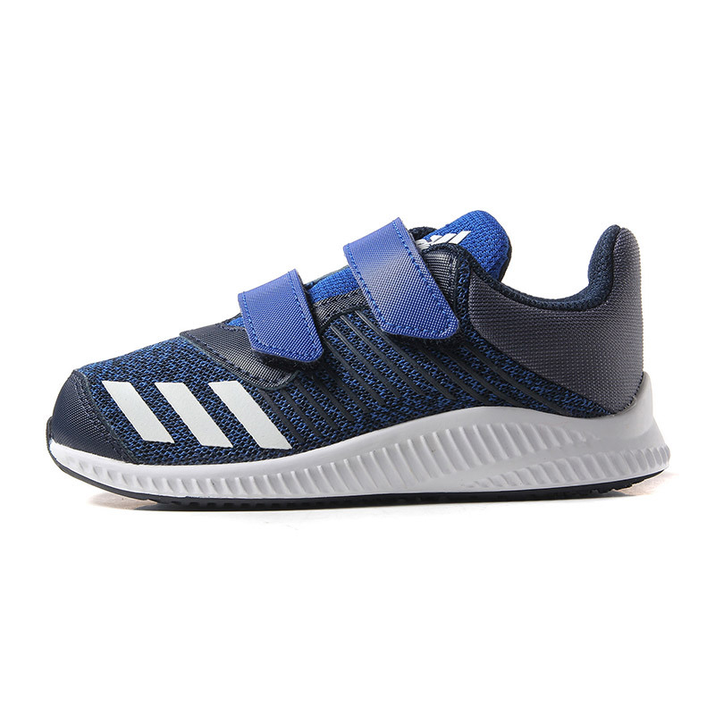 【自营】adidas阿迪达斯童男婴童0-4岁低帮魔术贴婴童鞋BA9460 BA9460学院蓝+亮白+学院藏青蓝