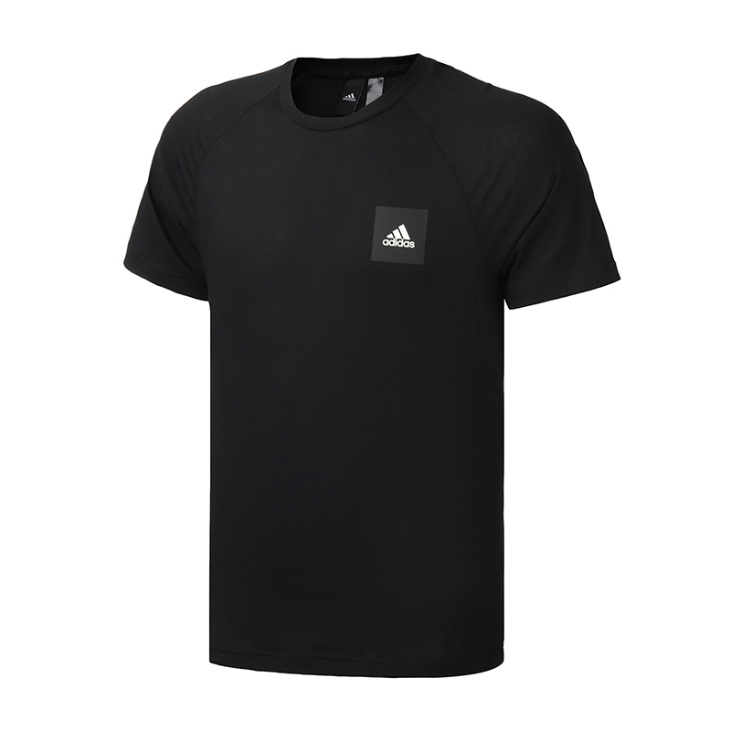 阿迪达斯男服短袖T恤跑步训练休闲运动服FL4003