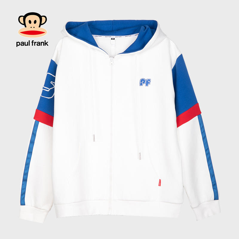 PaulFrank/大嘴猴卫衣女春秋季新款宽松潮流女装上衣学生百搭Z 白色 S