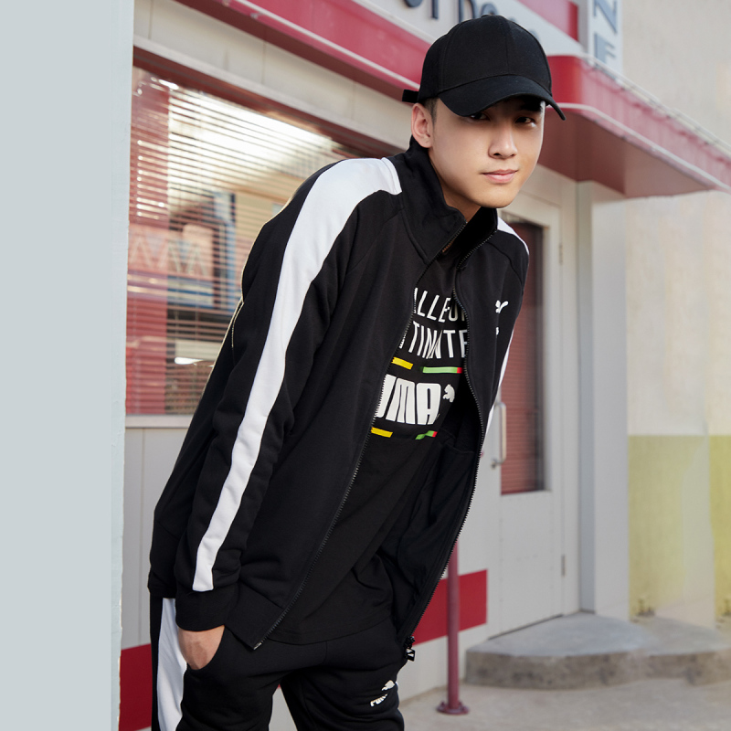 PUMA彪马男装T7运动服休闲针织外套531377