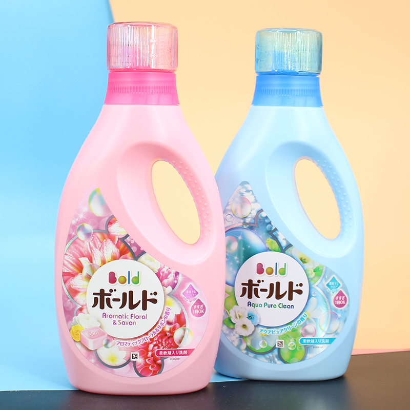 【2瓶】日本P&G宝洁 洗衣液#花果香850ml+樱花香850ml香氛精油护衣 含天然柔顺剂 （新老款及版本随机发货）