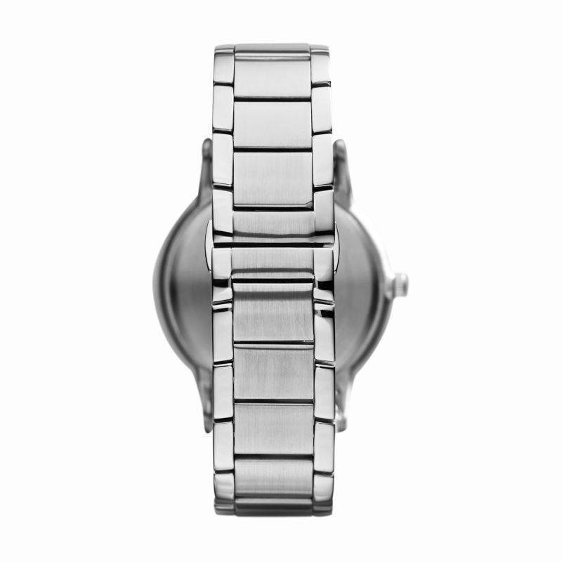 阿玛尼(EMPORIO ARMANI)新款商务休闲钢带男士石英表