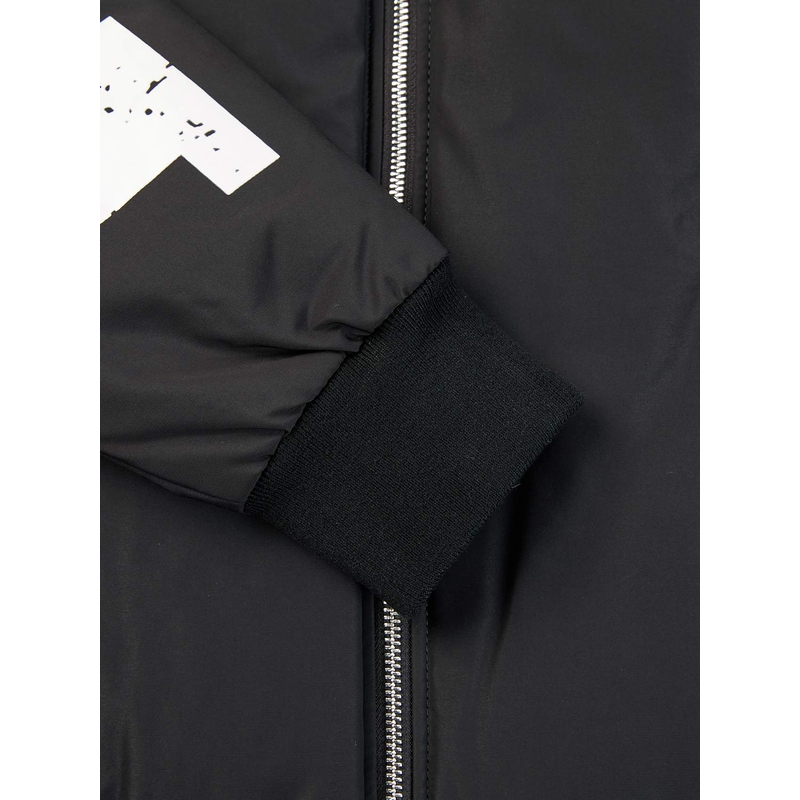 黑鲸 HLAJEANS字母印花连帽羽绒服男冬款羽绒外套男短款CWRAJ48034A