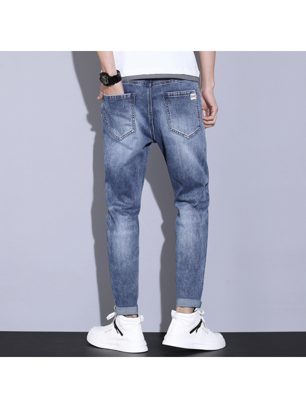 Ceba牛仔裤男 宽松男士九分牛仔裤子2022百搭 牛仔裤广东新塘镇男