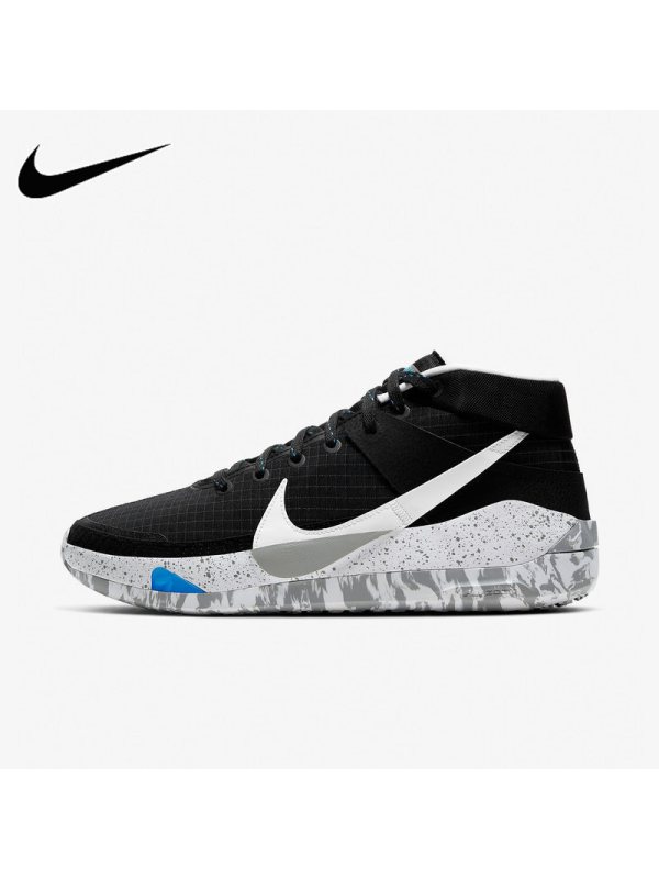 NIKE耐克男鞋KD 13 EP 杜兰特13代气垫黑白实战篮球鞋CI9949-001