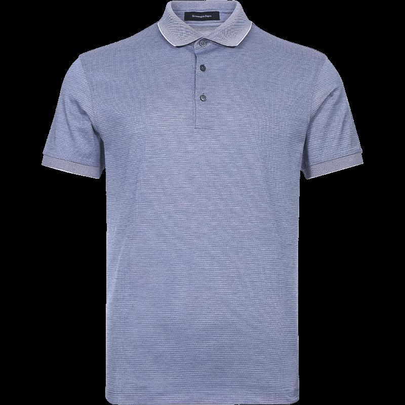 ermenegildozegna杰尼亚男士棉质短袖polo衫us506750