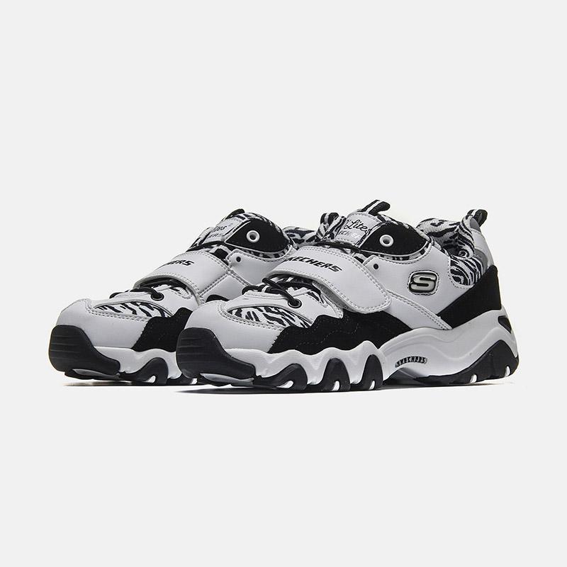 Skechers斯凯奇童鞋魔术贴时尚休闲运动熊猫鞋996300L