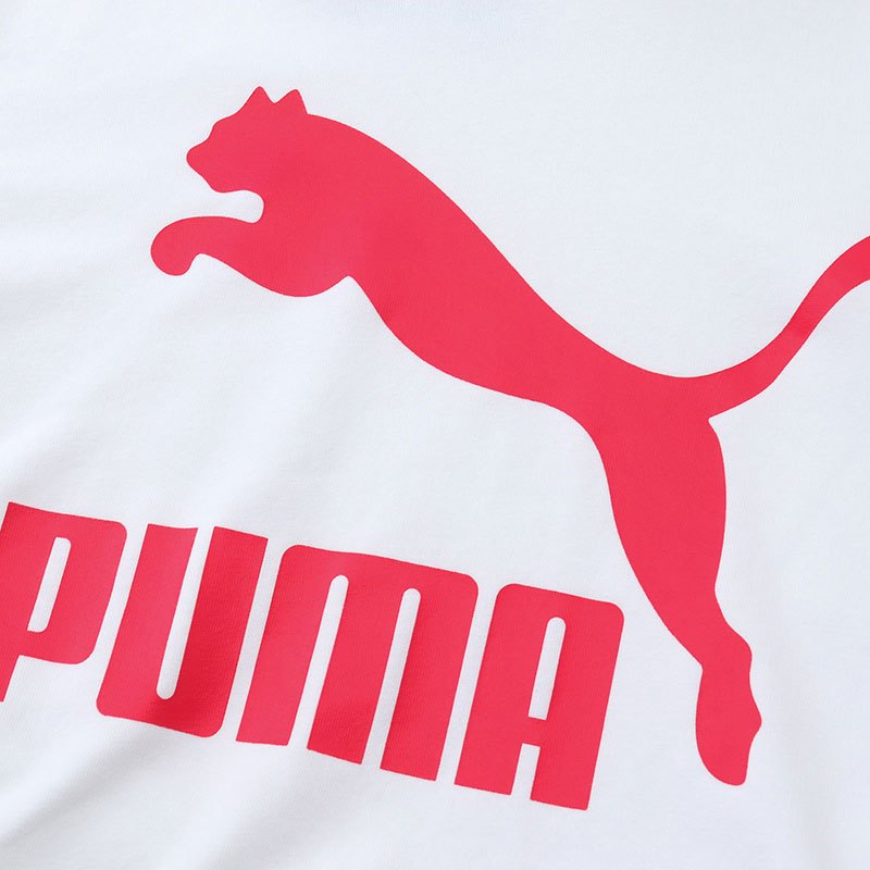 PUMA彪马女装运动服休闲LOGO款连帽针织运动卫衣/套头衫595915