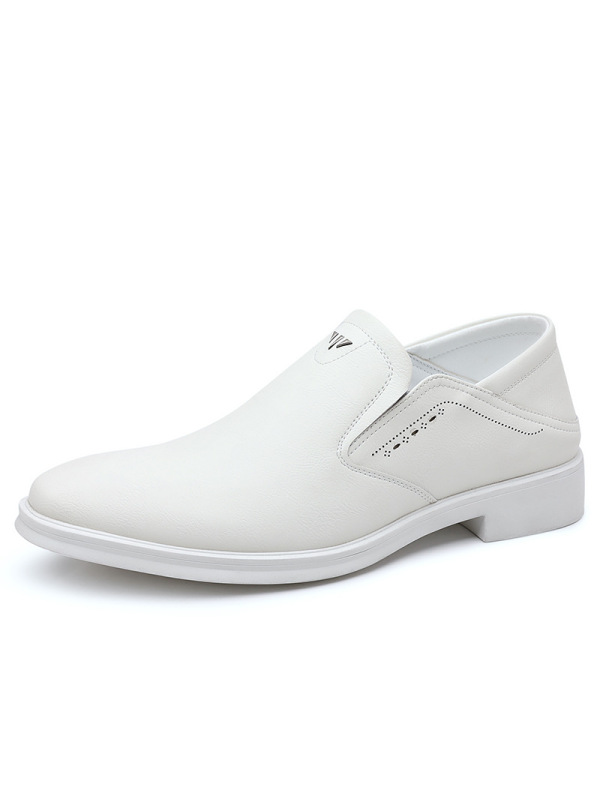 休闲皮鞋男真皮英伦男鞋百搭潮流新款男士商务正装皮鞋男