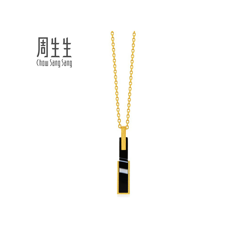 周生生(CHOW SANG SANG)金足金g*系列玛瑙坠不含项链女款定价